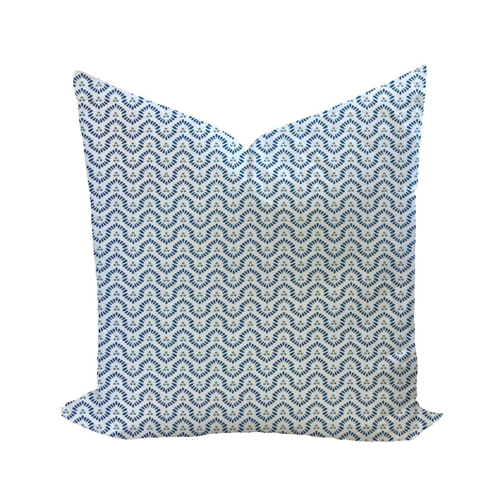 Wynford in Navy & White Pillow Cover by Thibaut - Liza Pruitt