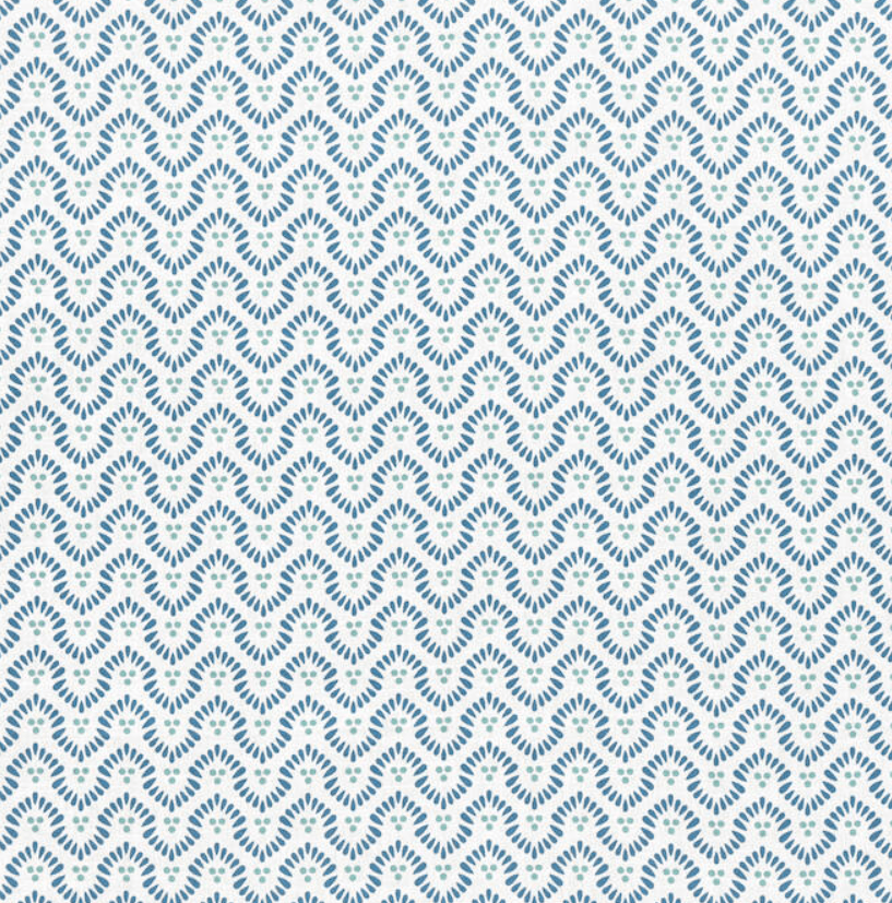 Wynford in Navy & White Pillow Cover by Thibaut - Liza Pruitt