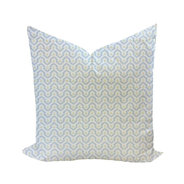Wynford in Soft Blue on White by Thibaut - Liza Pruitt