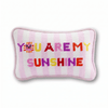 You Are My Sunshine Mini Needlepoint Pillow - Liza Pruitt