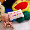 You Are My Sunshine Mini Needlepoint Pillow - Liza Pruitt