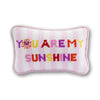 You Are My Sunshine Mini Needlepoint Pillow - Liza Pruitt