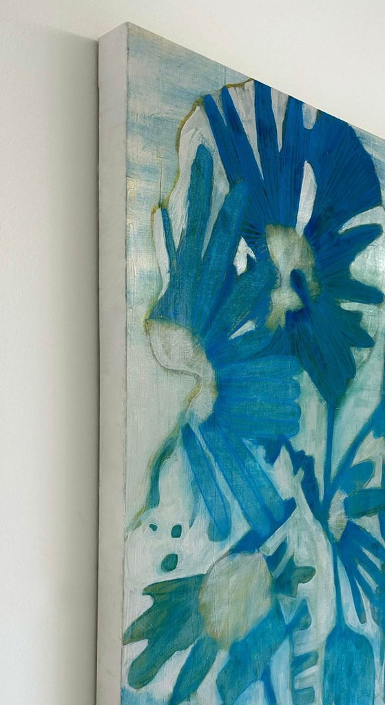 Yves Klein Blue | 40" h x 25" w - Liza Pruitt