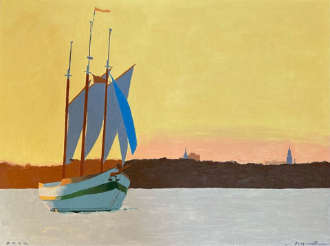 A Charleston Night | 18" h x 24" w - Liza Pruitt