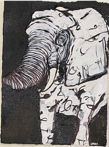 Bernard | 12" h x 9" w - Liza Pruitt