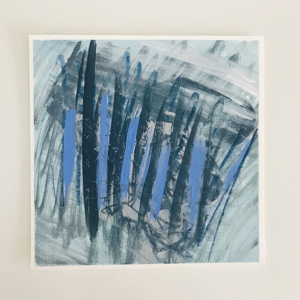 Blue | 8" x 8" - Liza Pruitt