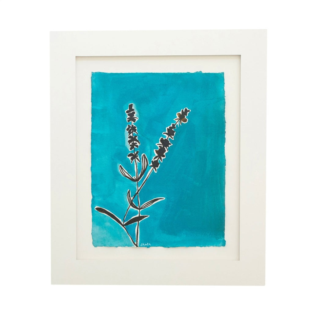 Blue Lavender | 17.5" h x 14.5" w - Garden Club - Liza Pruitt