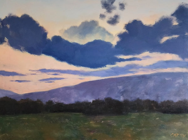 Blue Ridge Sunset | 36" h x 48" w - Liza Pruitt