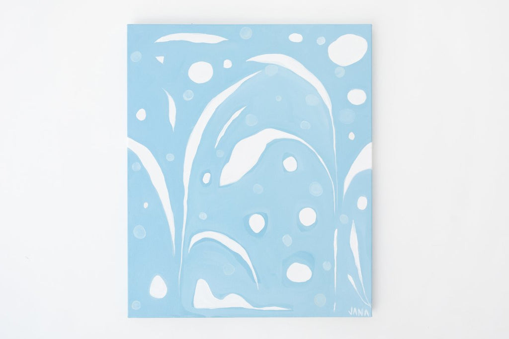 Blue Skies | 36" h x 30" w - Liza Pruitt
