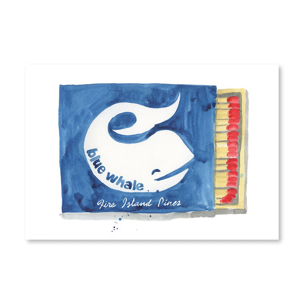 Blue Whale Matchbook - Liza Pruitt