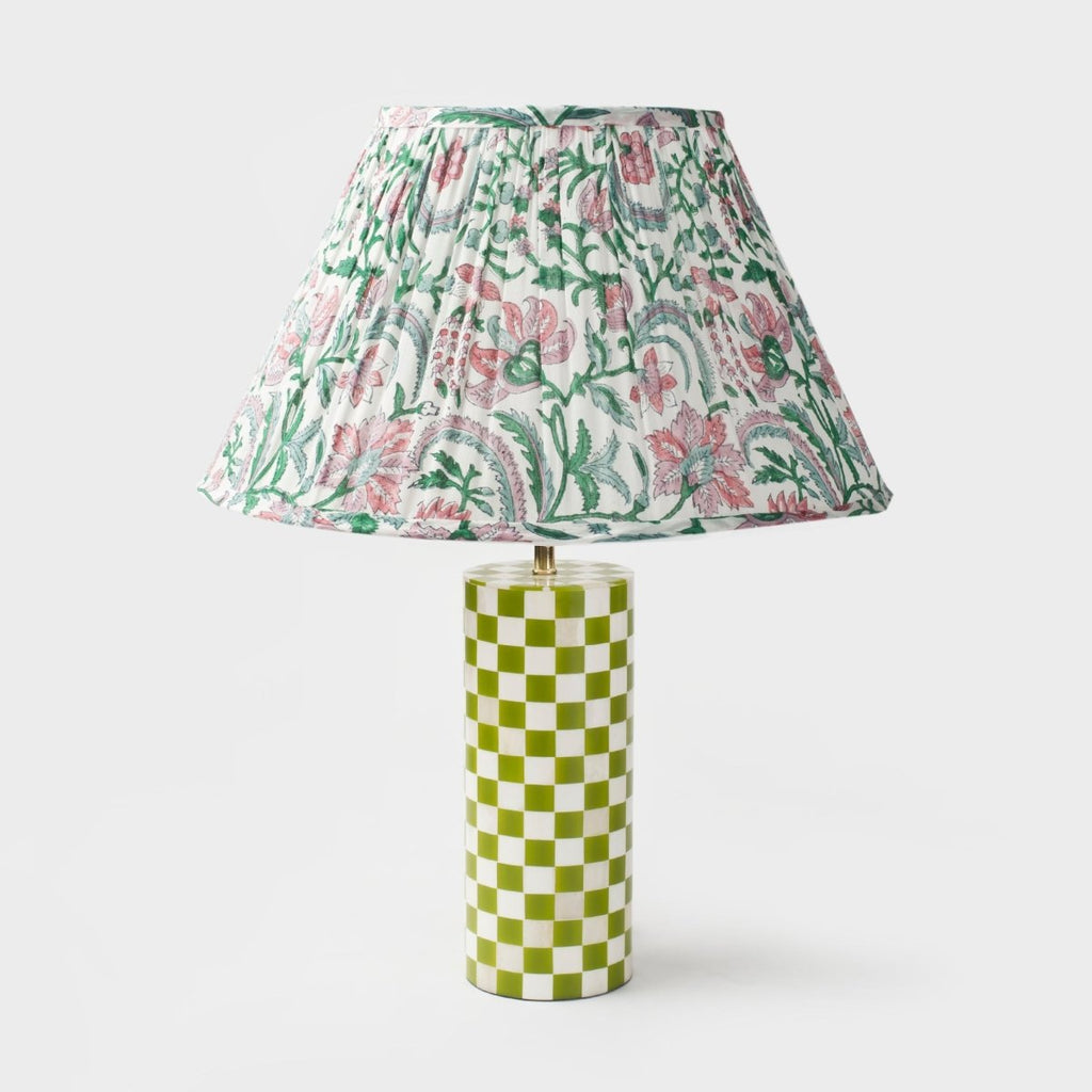Checker Table Lamps - Liza Pruitt