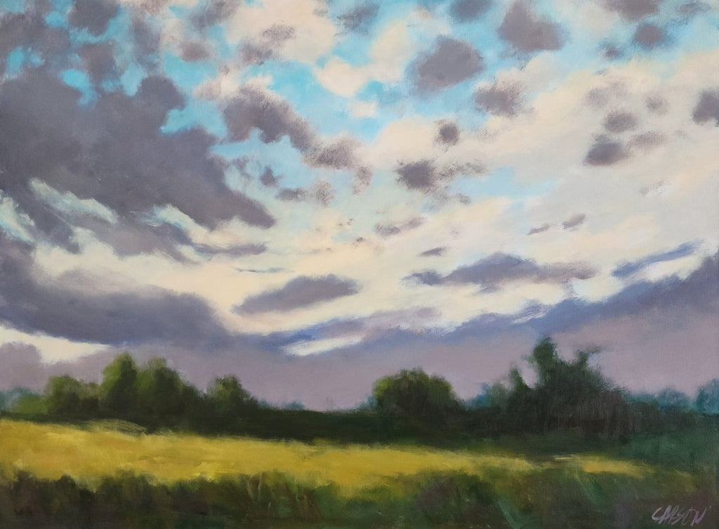 Clouds Over the Fields | 30" h x 40" w - Liza Pruitt