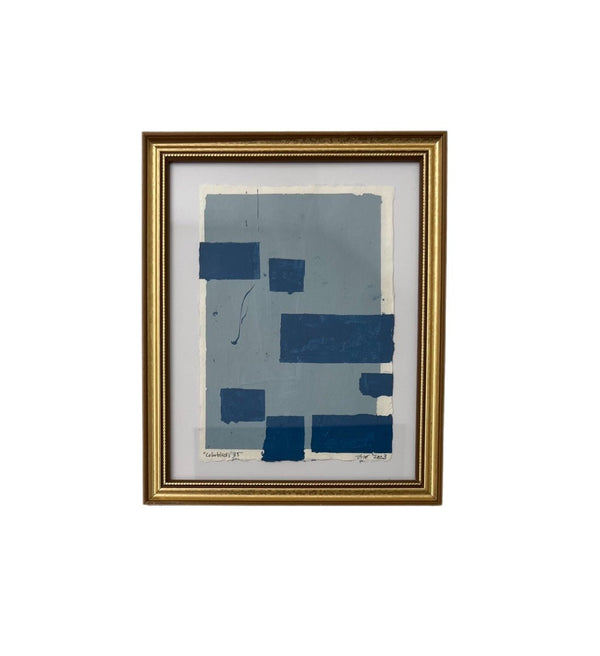 Colorblocks 35 | 11" h x 9.5" w | Framed - Liza Pruitt