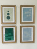 Colorblocks 42 | 11" h x 9.5" w | Framed - Liza Pruitt
