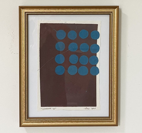 Colorblocks 43 | 11" h x 9.5" w | Framed - Liza Pruitt