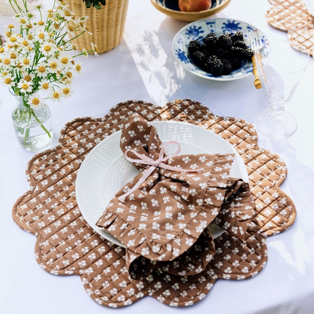 Constance Wavy Quilted Placemat - Liza Pruitt