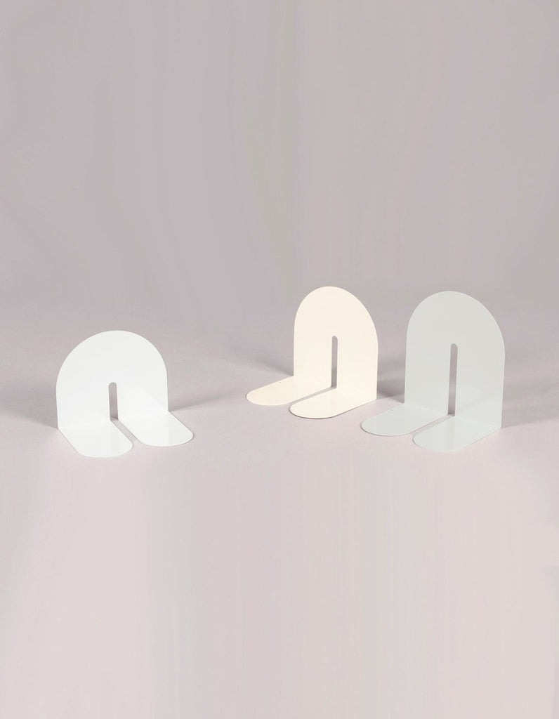 Dumbo Bookend Pair - Single Arc White - Liza Pruitt