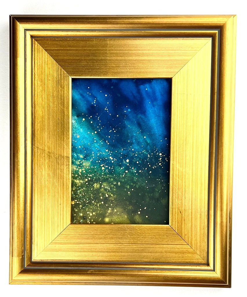 Fireflies in the Sky | 12" h x 10" w | Framed - Liza Pruitt