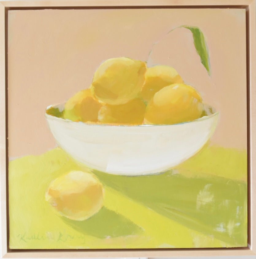 Fruit Bowl XIII | 12" h x 12" w | Framed - Liza Pruitt