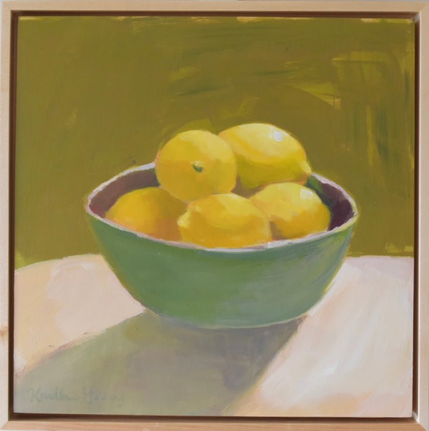 Fruit Bowl XVI | 12" h x 12" w | Framed - Liza Pruitt