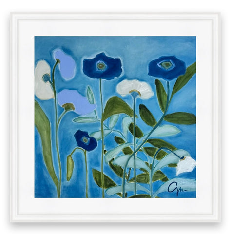 Garden Party | 25" h x 25" w | Framed - Liza Pruitt