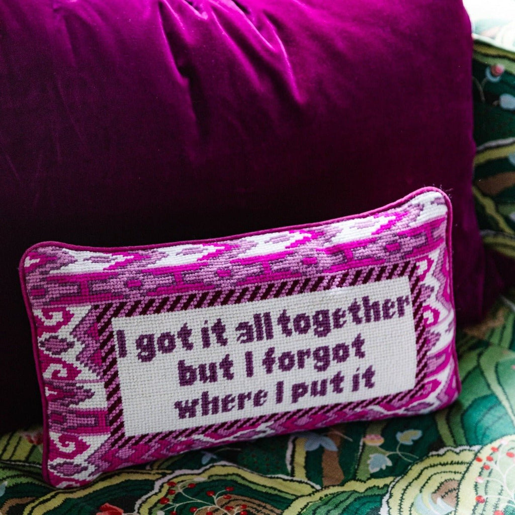 Got It All Together Needlepoint Pillow - Liza Pruitt