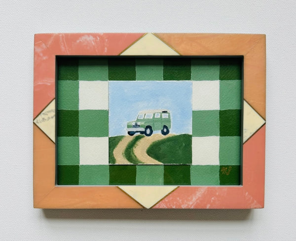 Green Rover | 6" h x 8" w | Framed - Liza Pruitt