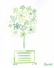 Green Topiary I | 10" h x 8" w | Unframed and Framed Options - Liza Pruitt