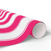 Hot Pink & White Striped Wrapping Paper - Liza Pruitt