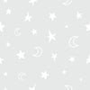 Light Gray Stars Wallpaper - Liza Pruitt