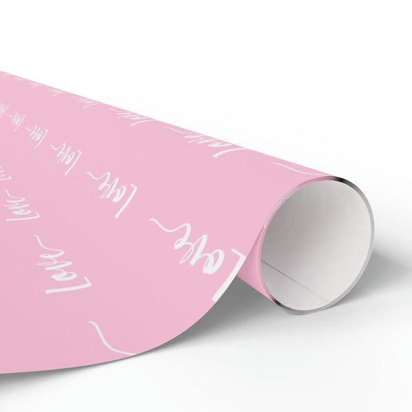 Love Hot Pink & White Wrapping Paper– Liza Pruitt