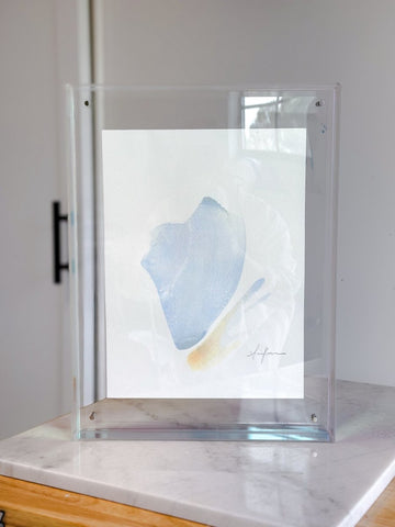 Luminous Sea Treasure No. 1 | 16" h x 12" w | Framed - Liza Pruitt