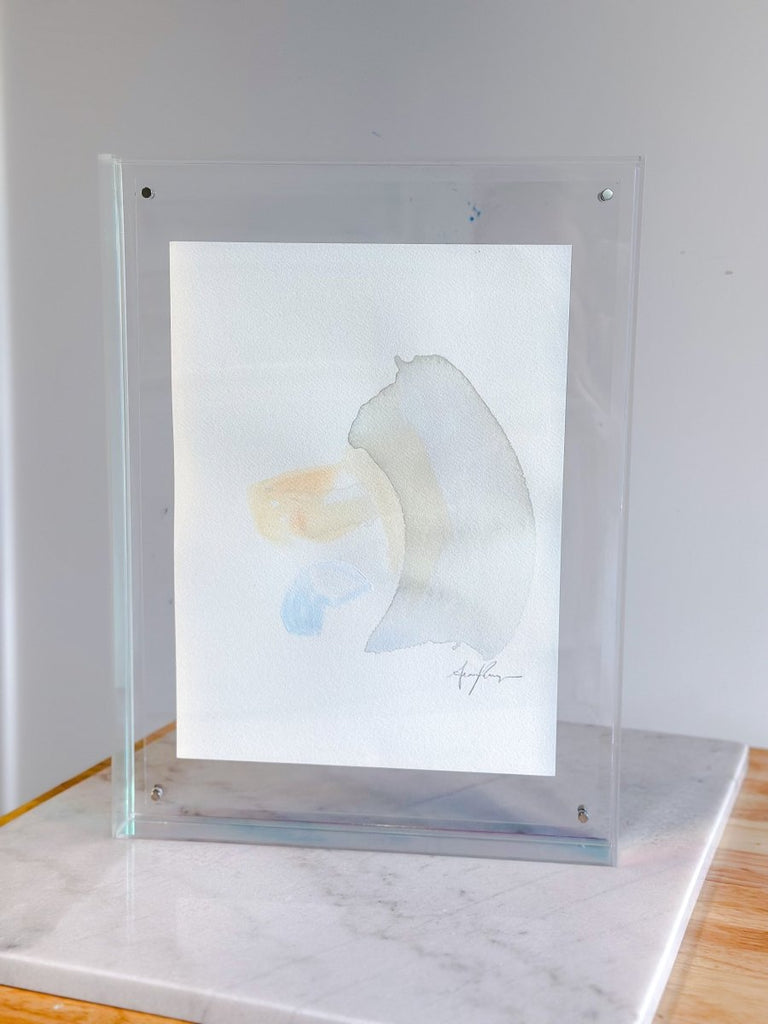 Luminous Sea Treasure No. 3 | 16" h x 12" w | Framed - Liza Pruitt