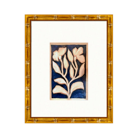 Midnight Flora No. 4 | 14" h x 11" w | Framed - Liza Pruitt