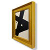 Mini Abstract Cream Black | 12.5" h x 15.5" w | Framed - Liza Pruitt