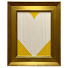Mini Heart Yellow Cream | 13.5" h x 11.5" w | Framed - Liza Pruitt