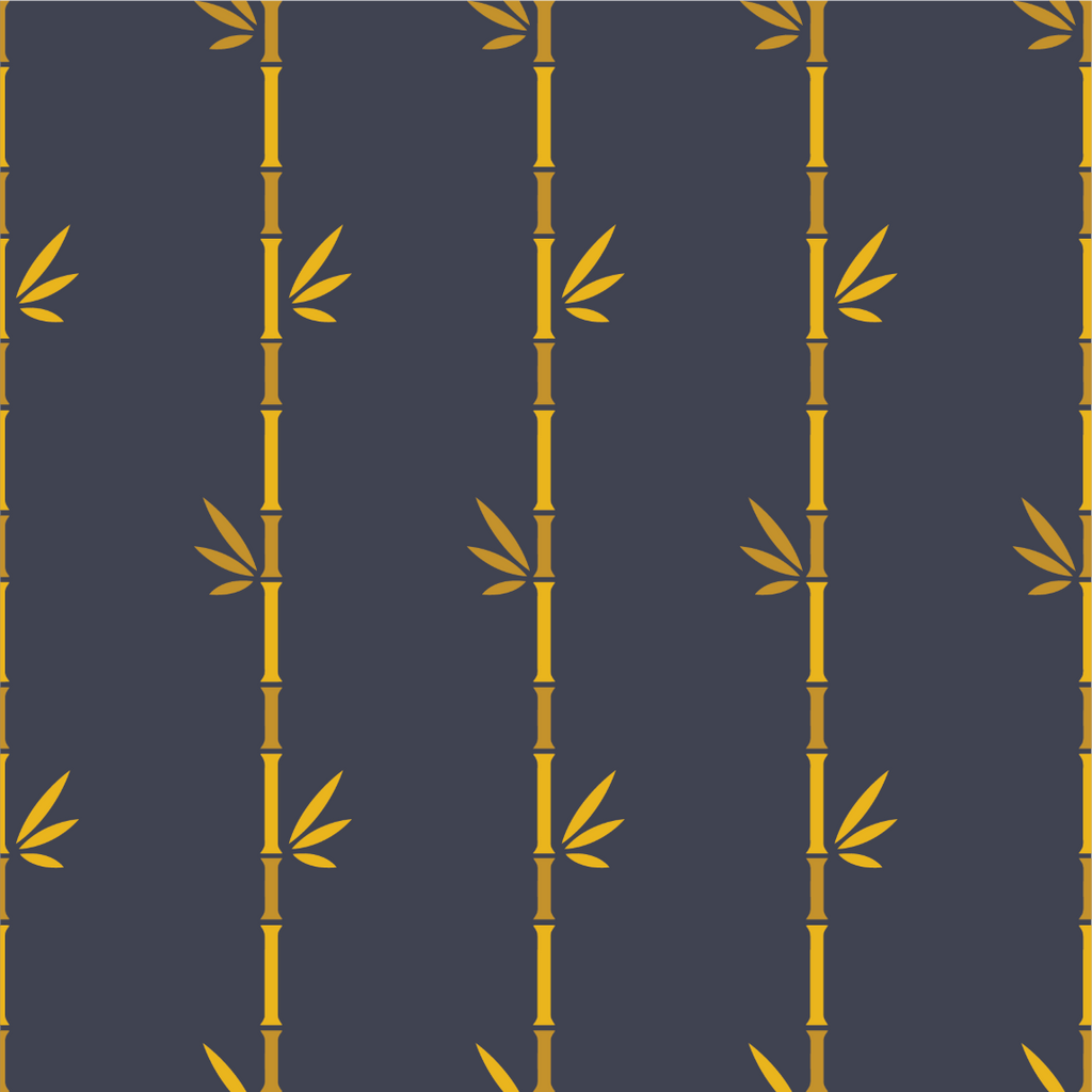 Navy Bamboo Wallpaper - Liza Pruitt