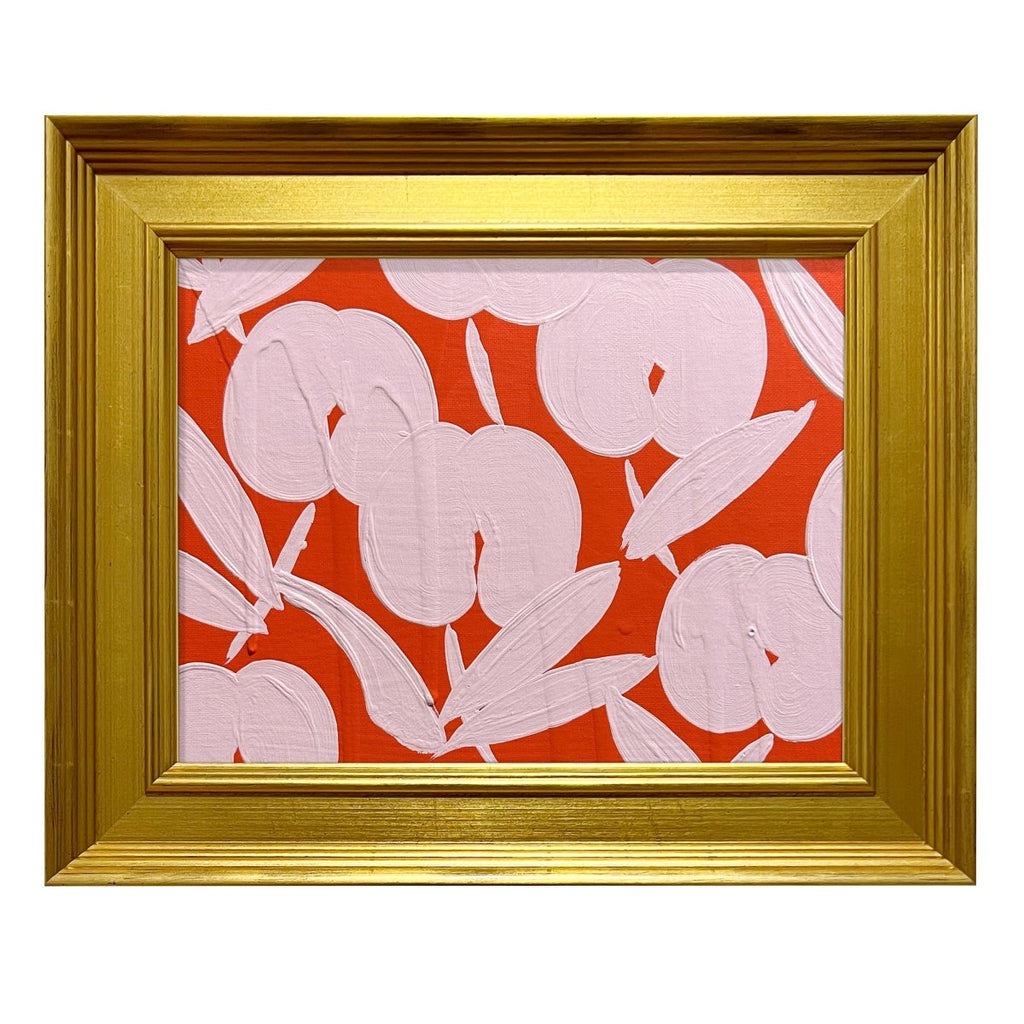 Orange Light Pink Orchid | 12.625" h x 15.625" w | Framed - Liza Pruitt