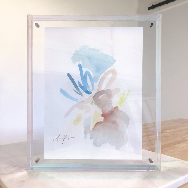 Painter’s Palette No. 15 | 14" h x 12" w | Framed - Liza Pruitt