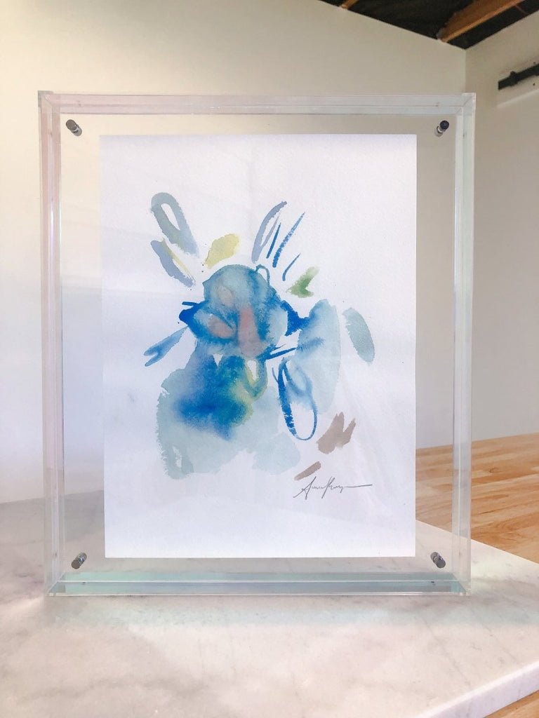 Painter’s Palette No. 16 | 14" h x 12" w | Framed - Liza Pruitt