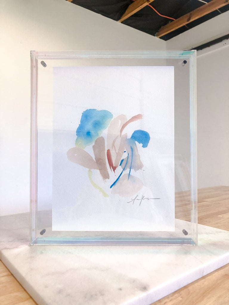 Painter’s Palette No. 17 | 14" h x 12" w | Framed - Liza Pruitt