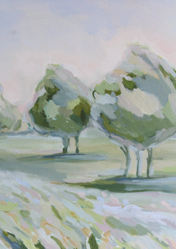 Pastel Fields | 19" h x 25" w | Framed - Liza Pruitt
