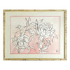 Peony For Your Thoughts | 24.24" x 30.25" | Framed - Liza Pruitt