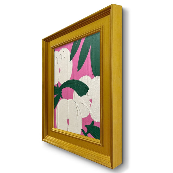 Pink Cream Royal Orchid | 17.75" h x 14.75" w | Framed - Liza Pruitt