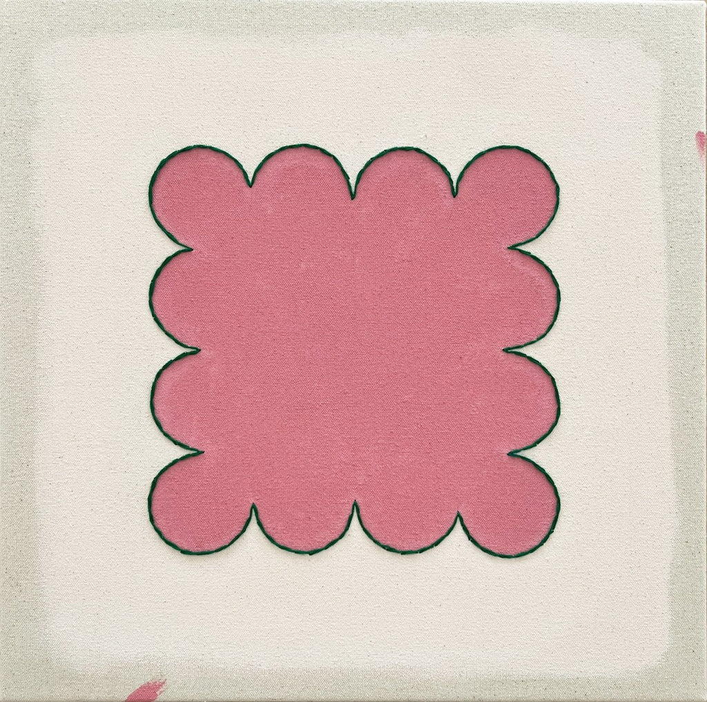 Pink-grass Scallop | 16" h x 16" w - Liza Pruitt