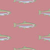 Pink Rainbow Trout Wallpaper - Liza Pruitt