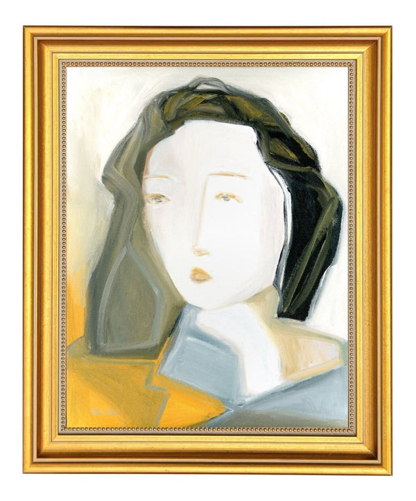 Portrait With Fancy Collar I | 14" h x 11" w | Framed - Liza Pruitt