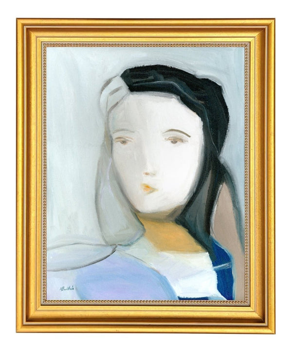 Portrait With Fancy Collar II | 14" h x 11" w | Framed - Liza Pruitt