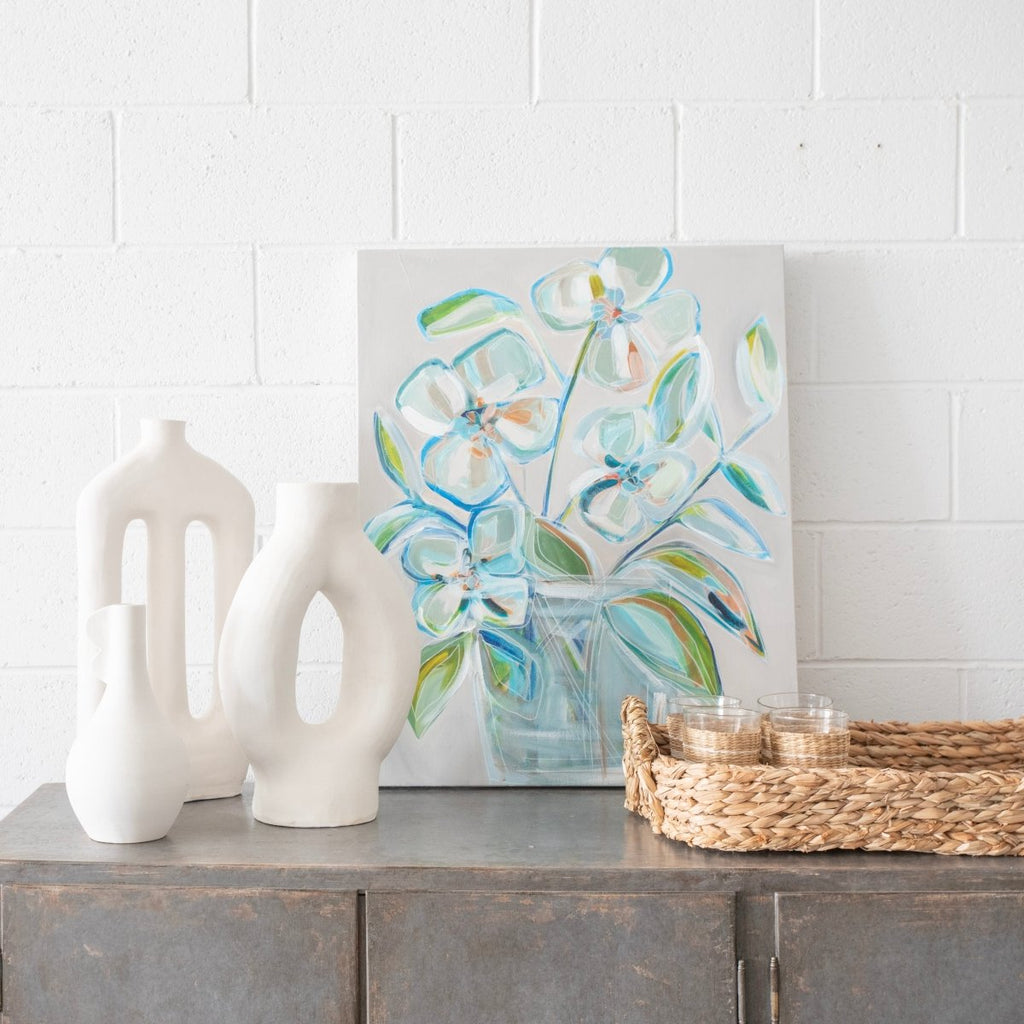 Potted Play Floral Abstract | 30" h x 24" w - Liza Pruitt