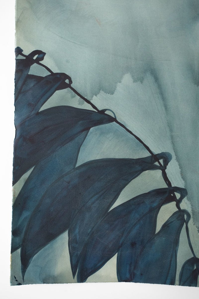 Rainy Day Weeping Palm Study | 30" h x 22.5" w - Liza Pruitt